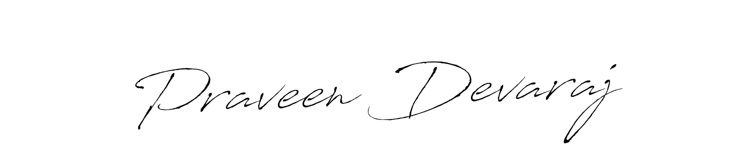 Use a signature maker to create a handwritten signature online. With this signature software, you can design (Antro_Vectra) your own signature for name Praveen Devaraj. Praveen Devaraj signature style 6 images and pictures png